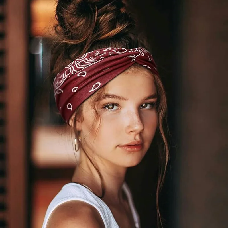 Băng đô polyester Boho Bandana