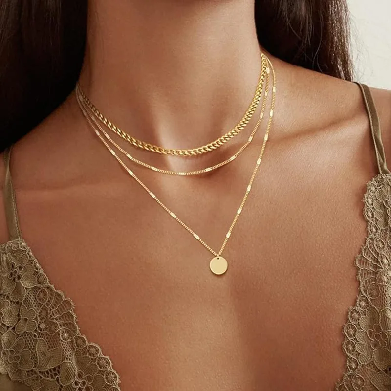 Women Gold Plated Women Fashion Necklace